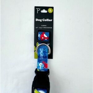 Smurfs large dog collar new with tags